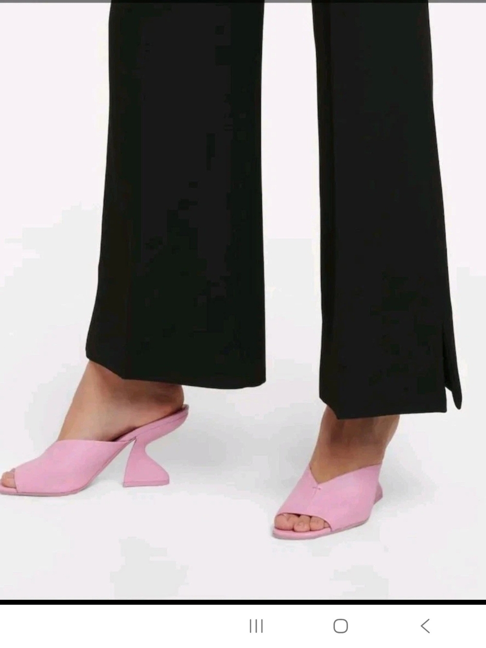 Salvatore Ferragamo Woman's Sansu F Heel Slide Sandals Mules Size 9.5 NWB